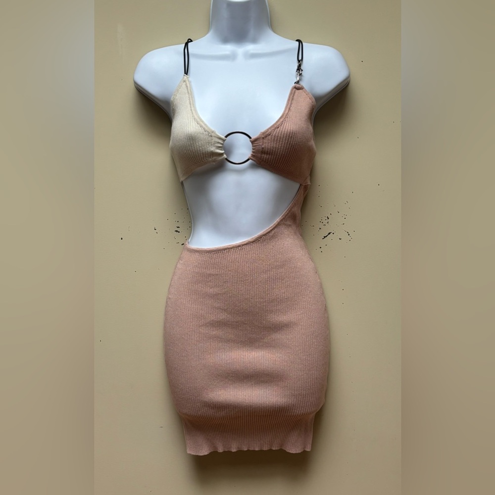 Double Dose Cut Out Mini Dress